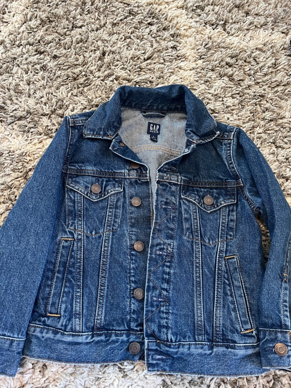 GAP Dark Blue Denim Trucker Jacket
